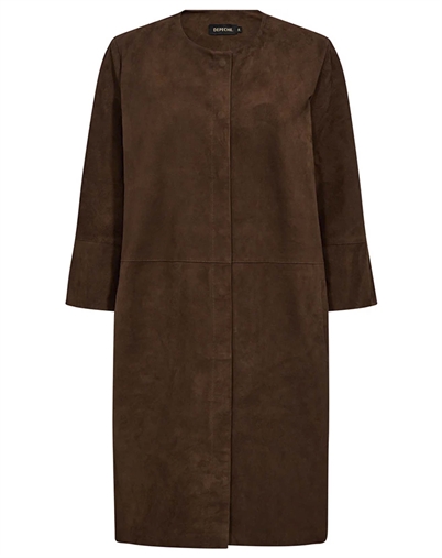 Depeche - Sandy Shirt Dress - Choco